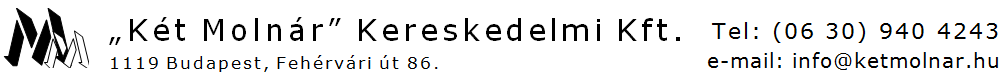 KĂ©t MolnĂˇr Kereskedelmi Kft.